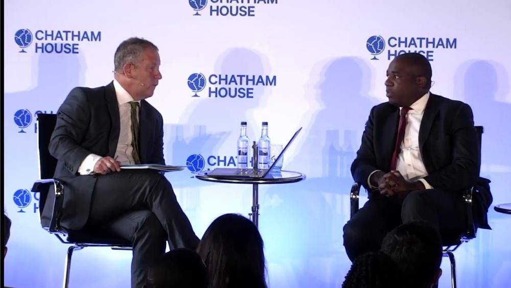 David Lammy MP On The UK’s Role In The World | Chatham House ...