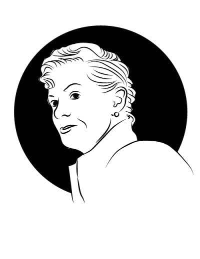 Illustration of Christiana Figueres' headshot